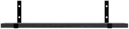 Fixwal Floating Shelves Set of 5 Black Wall Shelves