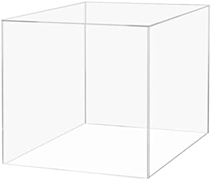 Acrylic Display Riser 18 Inch Tall Square Showcase Tower