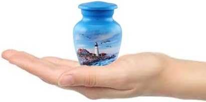Lighthouse Keepsake Urn for Ashes and Memories