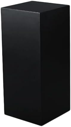 Rectangular Display Pedestal Stand for Mannequin Collectibles Black 40x110cm