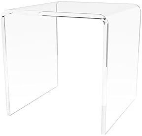 Clear Acrylic Riser Display Table 3 Inch Square