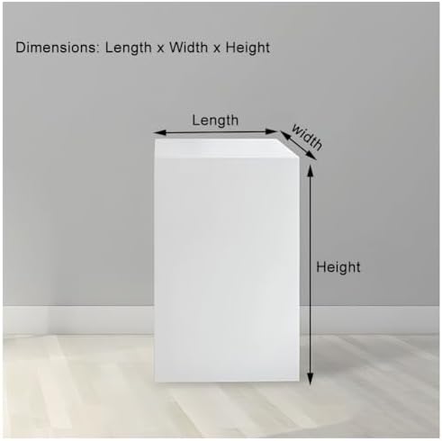 White Square Display Stand for Events and Parties