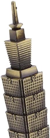MERIGLARE Alloy Taipei 101 Tower Figurine Statue Decor Gift