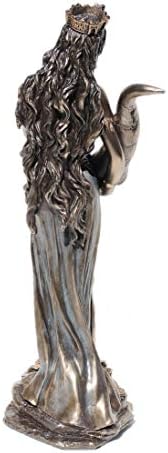 1138 Inch Greek Goddess Fortuna Cold Cast Bronze Figurine