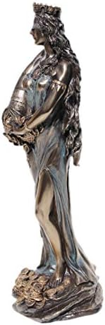 1138 Inch Greek Goddess Fortuna Cold Cast Bronze Figurine