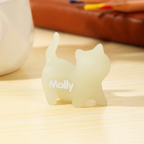 Custom Small Wooden Cat Sculpture Handmade Figurine