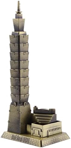MERIGLARE Alloy Taipei 101 Tower Figurine Statue Decor Gift