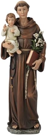 BC Catholic St Anthony Statue 6 Inch Sculpture