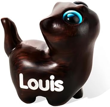 Custom Small Wooden Cat Sculpture Handmade Figurine