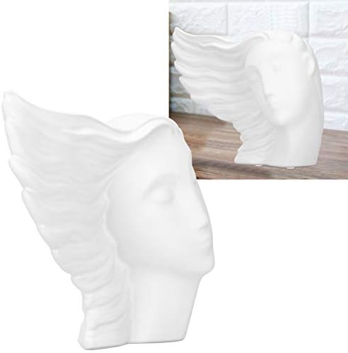 Women Head Sculpture 85x37x67in Ceramic Decor Statue