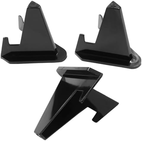 Hordion 12 Pack Black Acrylic Easel Display Stand