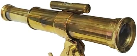 Brass Telescope Compass Nautical Decor