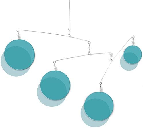 The Darling Clear Teal Kinetic Art Mobile