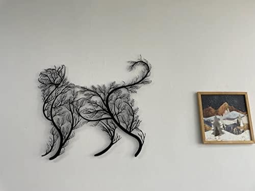 DEKADRON Tree Cat Wall Sculpture 39 x 34