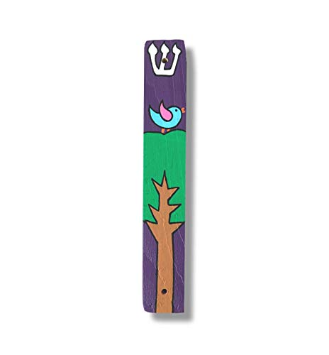 Lea Joelle Bird and Tree Mezuzah Gift Case