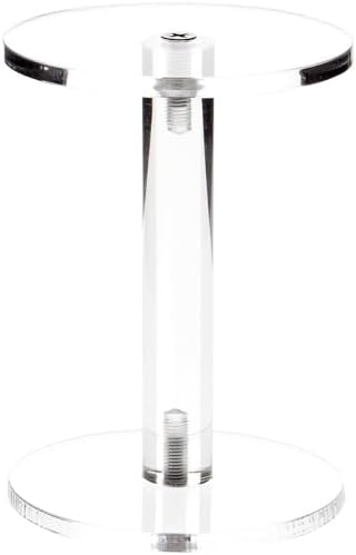 Plymor Clear Acrylic Round Riser Display Stand