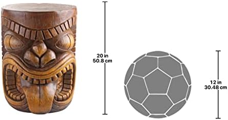 Design Toscano Grand Tiki Face Lono Tongue Side Table Statue