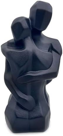 97 Inch Couple Hug Ceramic Statue Figurine