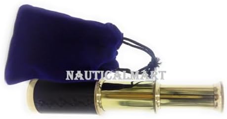 Brass Pullout Telescope Pirate Spyglass Nautical Decor