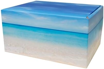 Seashore Themed TSA Approved Travel Cremation Urn Kit