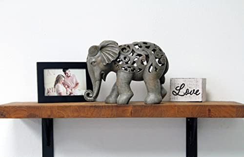 Natures Mark 8 Inch Elephant Decor Resin Statue