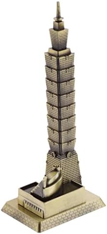 MERIGLARE Alloy Taipei 101 Tower Figurine Statue Decor Gift