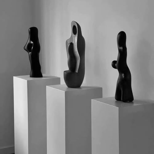 Rectangular Display Pedestal Stand for Mannequin Collectibles Black 40x110cm