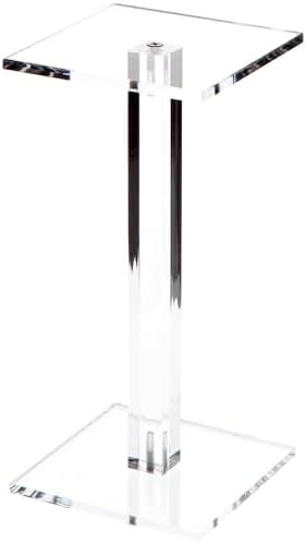 Plymor Clear Acrylic Square Riser Display Stand