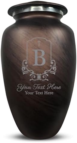 Custom Large Cremation Urn - Personalized with Name and Headstone Shape