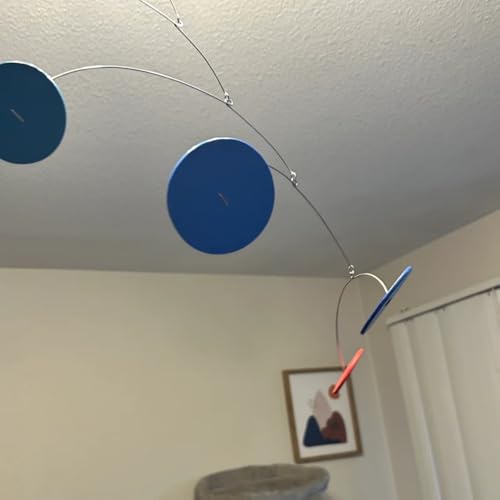 Vintage Kinetic Sculpture Hanging Mobile 25x15