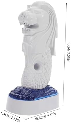 Wakauto Singapore Merlion Figurine Home Decor Collectible Ornament