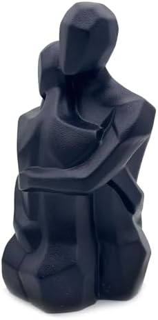97 Inch Couple Hug Ceramic Statue Figurine