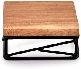 NIRMAN Riser Square Display Wooden Base Stand Set of 2