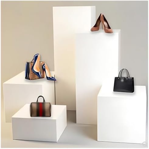 White Square Display Stand for Events and Parties