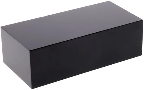 Plymor Black Acrylic Display Block 1x15x3 Inches