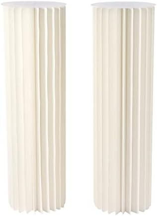 2PCS 394in Tall Flower Stand Round Cylinder Wedding Centerpieces Foldable Display Stands
