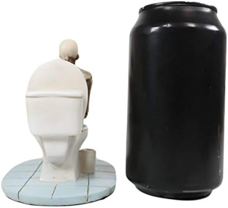 Ebros Eternal Afterlife Constipated Skeleton Figurine