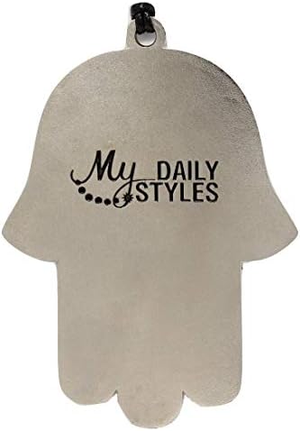 My Daily Styles Jewish Chai Hamsa Wall Decor - Large Purple