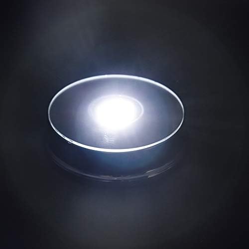LED Black Display Base for Crystal Glass Art Statues