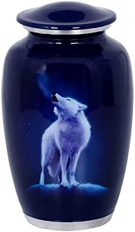 Misaa Wolf Theme Cremation Urn for Human Ashes
