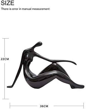 HAUCOZE Lady Sculpture 14 Inch Polyresin Statue