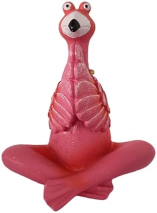 Fenteer Flamingo Figurine Decorative Garden Statue