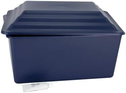 Navy Blue Cremation Urn Vault for Ground Burial