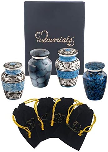 Forever in Our Hearts Classic Keepsake Urns Set of 4