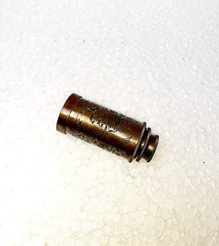 6 Inch Brass Telescope Home Decor Accents