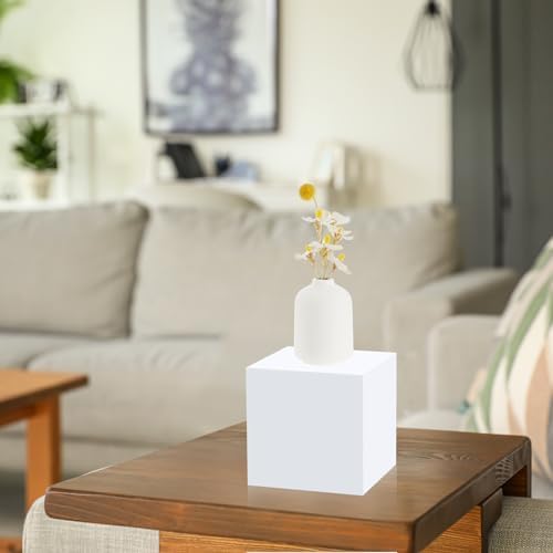Geetery 5 Piece Acrylic Display Riser Set White