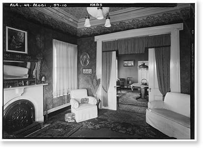 Historic Framed Print of Judge Oliver J Semmes House