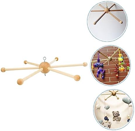DIY Wind Chime Mobile Wooden Frame 6-Legged Decor