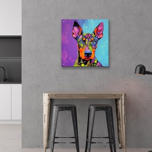 Epic Art Woof Deberman Wall Art 24x24