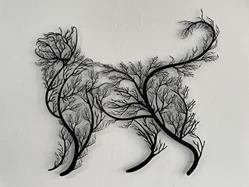 DEKADRON Tree Cat Wall Sculpture 39 x 34